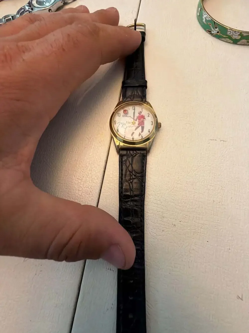 1980s Vintage Wilson Michael Jordan Analog Quartz Wristwatch